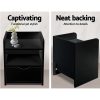 Hazlet Bedside Table Drawer – Black