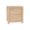 Bedside Table 2 Drawers – MAXI Pine