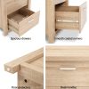 Bedside Table 2 Drawers – MAXI Pine