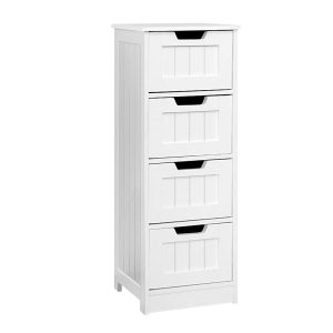 4 Chest of Drawers - LEESA White