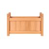 Garden Bed Raised Wooden Planter Box Vegetables – 60x30x33 cm