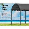 Gazebo Marquee 4x3m Outdoor Event Wedding Tent Camping Party Shade Iron Art Canopy Grey