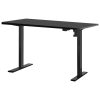 Electric Standing Desk Motorised Adjustable Sit Stand Desks – 120×60 cm, Black