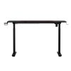 Electric Standing Desk Gaming Desks Sit Stand Table RGB Light Home Office. – Black