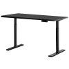 Electric Standing Desk Height Adjustable Sit Stand Desks Table – 120×60 cm, Black