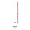 RGB LED Floor Lamp Remote Control Corner Light Stand Gaming Room 118CM