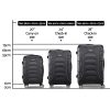 Luggage Travel Sets Suitcase Trolley TSA Lock Bonus