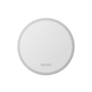 Bluetooth LED Wall Mirror With Light 50CM Bathroom Decor Round Mirrors