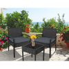 3-piece Outdoor Set – Black