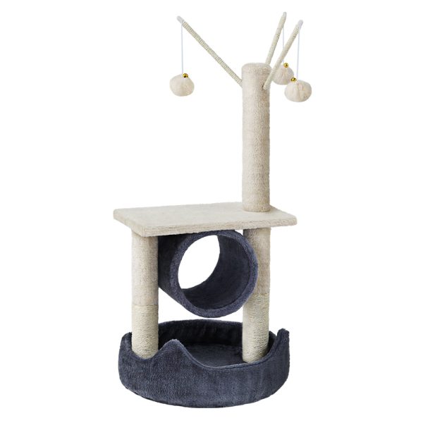 Cat Tree 76cm Scratching Post Tower Scratcher Condo House Hanging toys