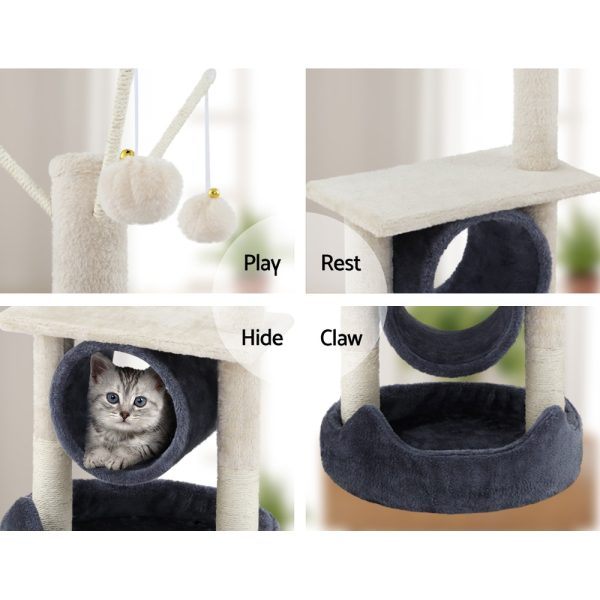 Cat Tree 76cm Scratching Post Tower Scratcher Condo House Hanging toys