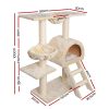 Cat Tree 100cm Tower Scratching Post Scratcher Condo House Trees Bed Beige