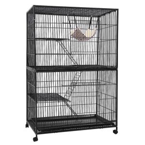 Rabbit Cage 142cm Hutch 4 Level Bird Guinea Pig Ferret