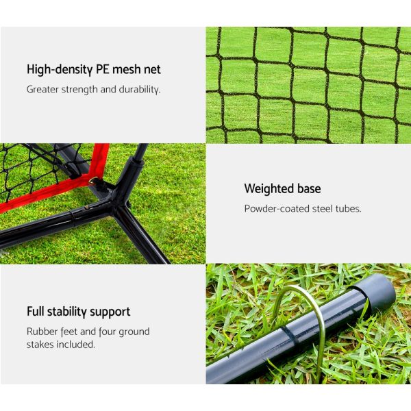 Portable Baseball Training Net Stand Softball Practice Sports Tennis