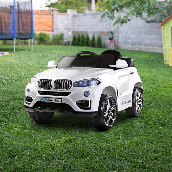 Kids Ride On Car BMW X5 Inspired Electric 12V – White