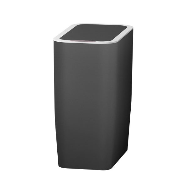 Motion Sensor Bin Automatic Rubbish Bins Waste Trash Can Ash 9L – Black