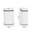 50L Sensor Bin Motion Rubbish Automatic White