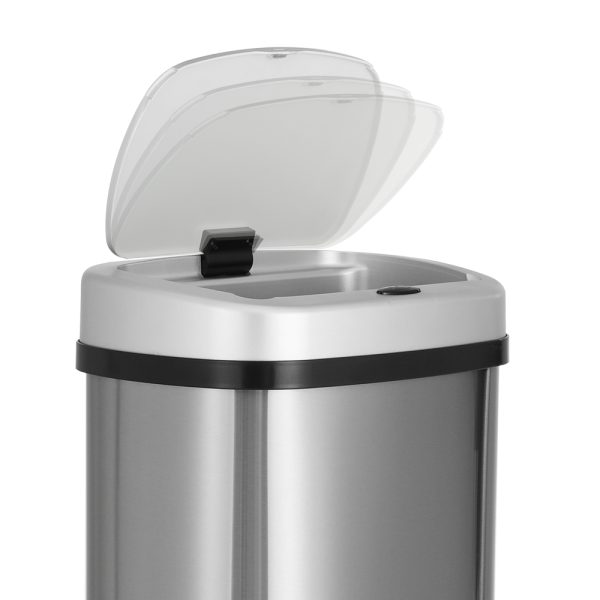 60L Sensor Bin Motion Rubbish Automatic Silver