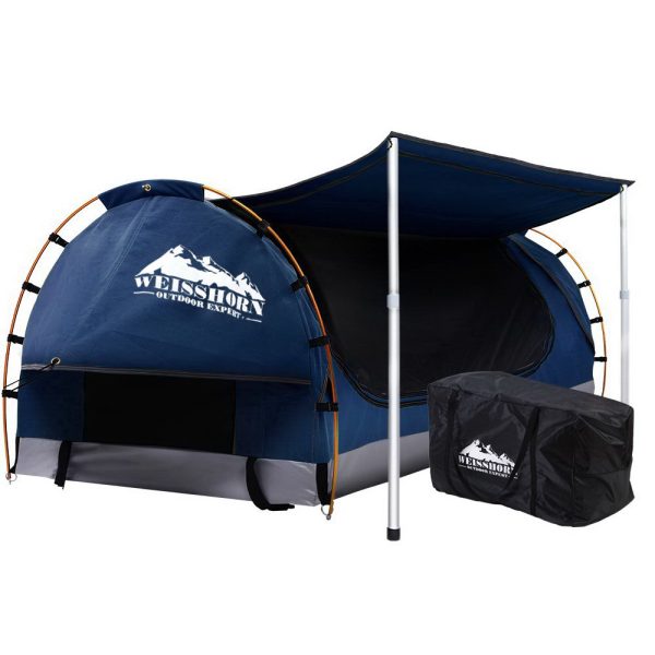 Swag Camping Swags Canvas Free Standing Dome Tent