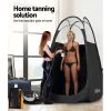 Portable Pop Up Tanning Tent – Black