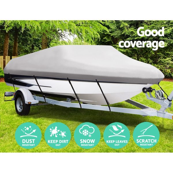 Foot Waterproof Boat Cover – Grey – 14-16ft Length