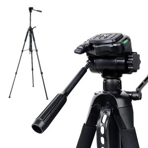 Professional Camera Tripod Monopod Stand DSLR Pan Head Mount Flexible