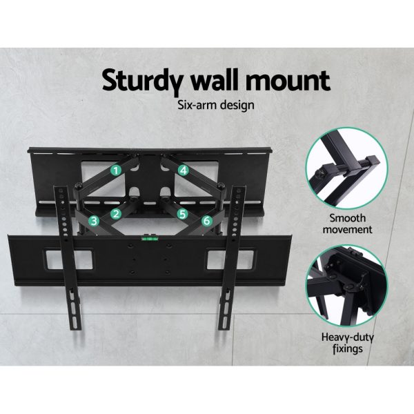 TV Wall Mount Bracket for 32″-70″ LED LCD Full Motion Dual Strong Arms