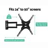 TV Wall Mount Bracket for 24″-50″ LED LCD TVs Full Motion Strong Arms