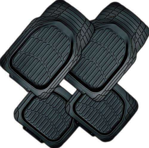 MYSTIC 4-Piece Car Mat – [Rubber] – Black