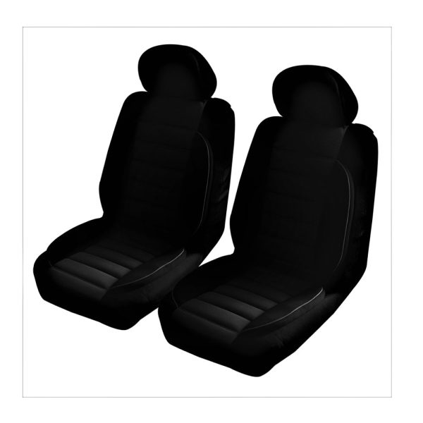 Universal Comfort Plus Front Seat Covers Size 30/35 – Black