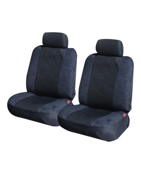 Prestige Suede Rear Seat Covers – Universal Size 06/08H – Black