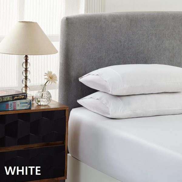 Royal Comfort 1500 Thread Count Cotton Rich Sheet Set 3 Piece Ultra Soft Bedding – DOUBLE, White