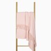 Oxford Throw – Merino Wool Blend – Blush