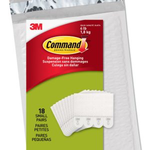 Command PH202-18NA Value Pack Picture Hanging Strips, Small, White