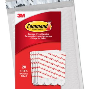 Command GP023-20NA Value Pack Refill Strips, Large, White