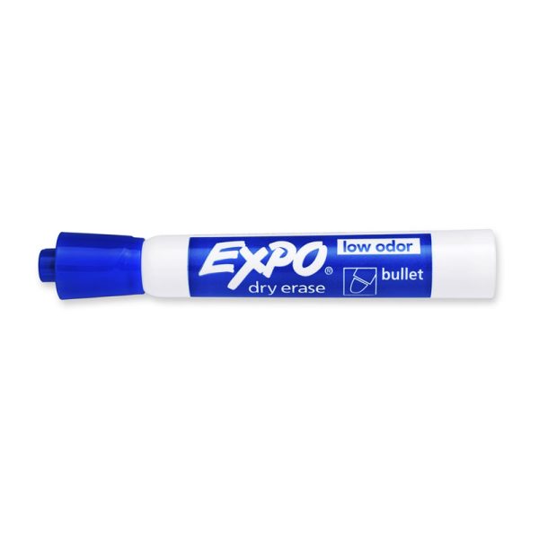 EXPO White Board Marker Blt Tip Blue Box of 12