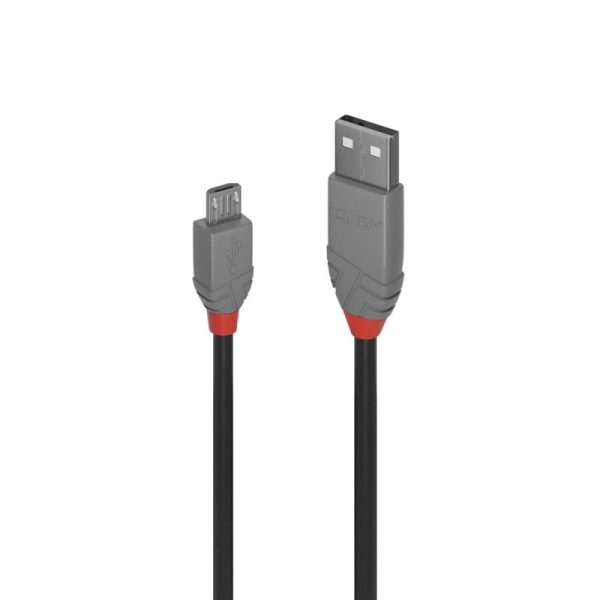 LINDY USB2 A-Micro-B Anthra Line – 0.2m