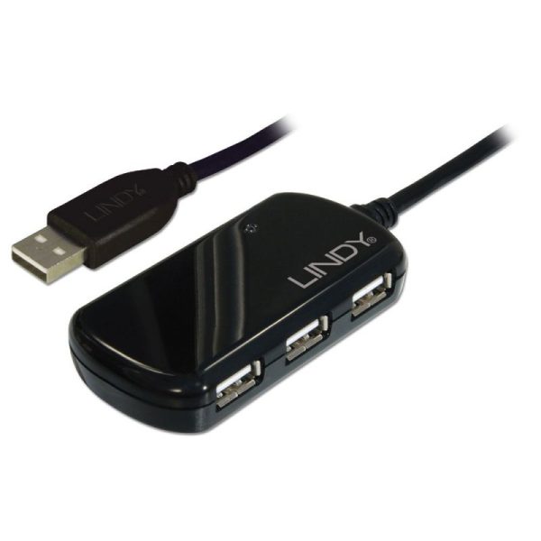 LINDY USB2 Ext Pro 4P Hub – 8m