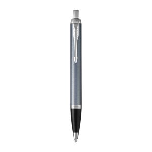 PARKER IM LtBl Grey Ball Pen Med Tip