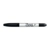 SHARPIE Twin Tip Permanent Marker Black Box of 12