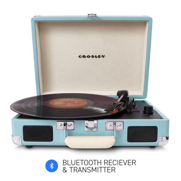 CROSLEY Crosley Cruiser – Bluetooth Portable Turntable – Turquoise