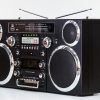 GPO RETRO GPO BROOKLYN BOOMBOX – BLACK