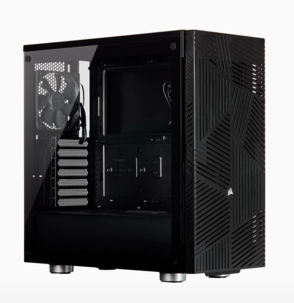 Corsair Carbide Series 275R Airflow ATX Tempered Glass 3x 120mm Fans pre-installed. USB 3.0 x 2, Audio I/O. Case – Black