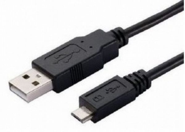 ASTROTEK USB to Micro USB Cable Type A Male to Micro Type B Male Black Colour RoHS – 3M