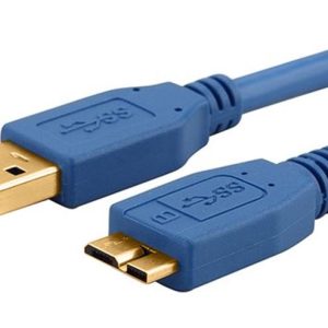 ASTROTEK USB 3.0 Cable 2m - Type A Male to Micro B Blue Colour