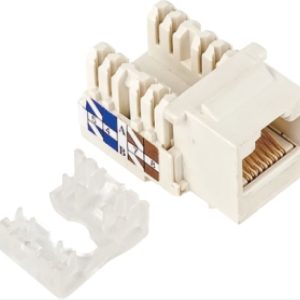 ASTROTEK CAT5e UTP Network Keystone Jack for Socket kit 10ps per pack Poly Bag White LS