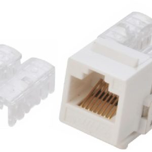 ASTROTEK CAT6 UTP Outlets Network Keystone Jack for Socket kit 10pcs per pack Poly Bag White LS