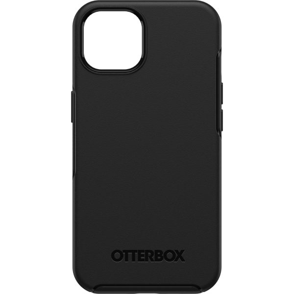 OTTERBOX Apple iPhone 13 Symmetry Series Antimicrobal Case 77-85339 – Thin profile slips easily into tight pockets – Black