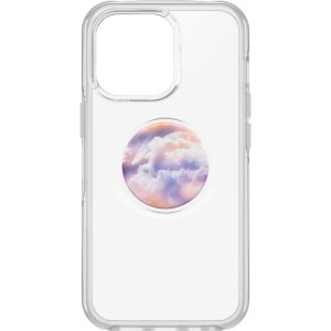 OTTERBOX Apple iPhone 13 Pro Otter + Pop Symmetry Series Clear Case - Stardust Pop 77-84518, Pocket-Friendly Design