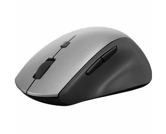 LENOVO ThinkBook Wireless Media Mouse – Compatible with Windows 10 and Windows 7, Up to 12 months Battery Life, 2.4Ghz Nano Receiver, Right Handed